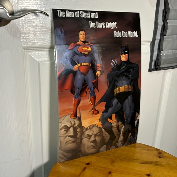 Man of Steel and Dark Knight Poster - Picture 1 of 2